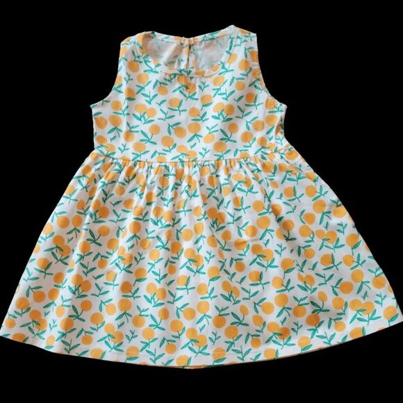 NEW Sweet Sleeveless Lightweight Cotton Summer Dress - Picture 1 of 2